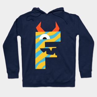 F Letter Hoodie